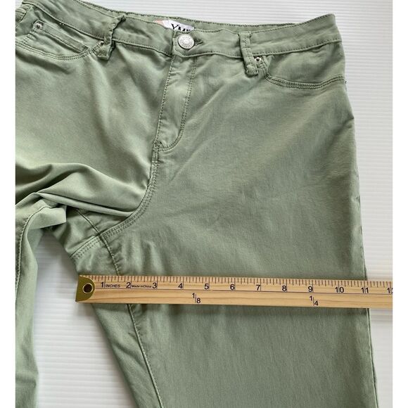YMI Women’s Forever Color Skinny Ankle Pants Jade Size XL (Fit 31x29) - Picture 8 of 13